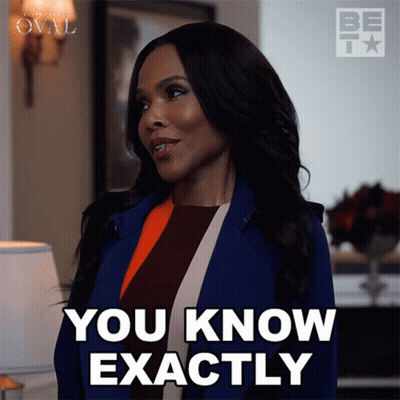 A Woman Says You Know Exactly In A Room GIF