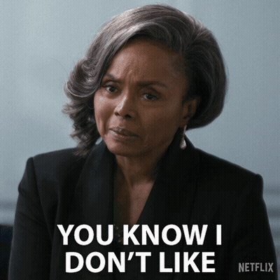A Woman Says You Know I Do N't Like GIF