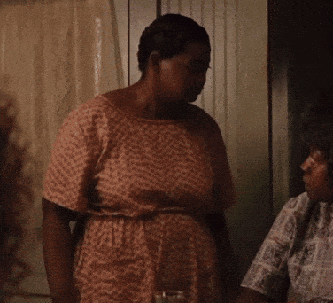 A Woman Says " You Two Give Me The Heart Palpitations " While Talking To Another Woman GIF