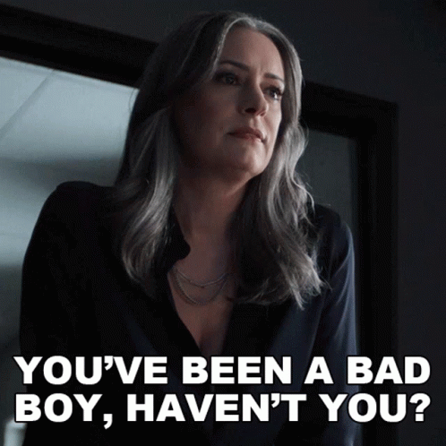 Woman Saying You've Been A Bad Boy Haven't You GIF