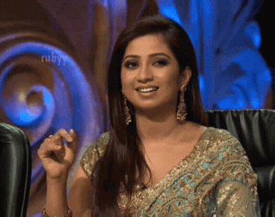 A Woman Sitting In A Chair With Ruby Written On The Bottom Right GIF