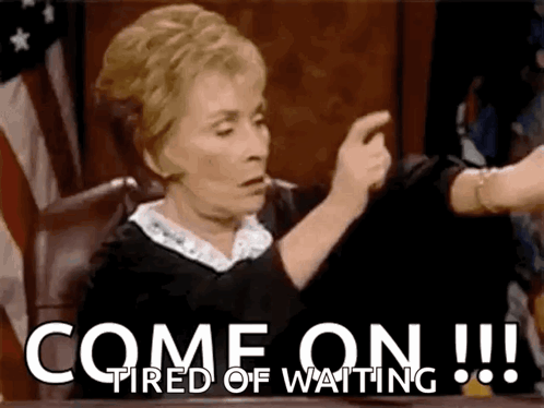 Woman Sitting And Saying Come On Tired Of Waiting GIF