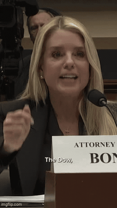 A Woman Speaking Into A Microphone With A Sign That Says Attorney Box GIF