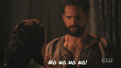 A Woman Touching A Man 'S Face With The Words " This Was A Monster " GIF