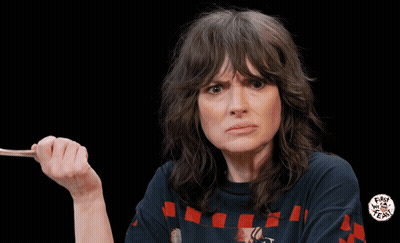 A Woman Wearing A T-Shirt That Says " Easy Tiger " Applauds GIF