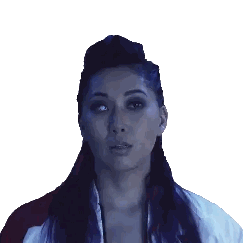 A Woman Wearing A White Jacket With The Word Adidas On The Front Sticker