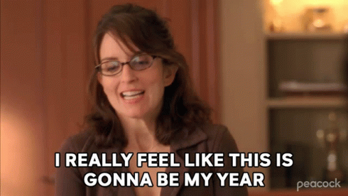 A Woman Wearing Glasses Says I Really Feel Like This Is Gonna Be My Year GIF