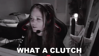 A Woman Wearing Headphones And A Microphone Is Sitting In A Chair In Front Of A Computer . GIF