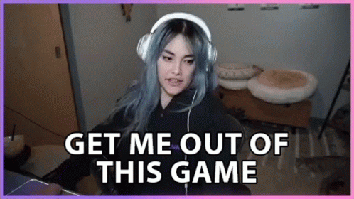 A Woman Wearing Headphones Is Sitting In Front Of A Computer Screen . GIF
