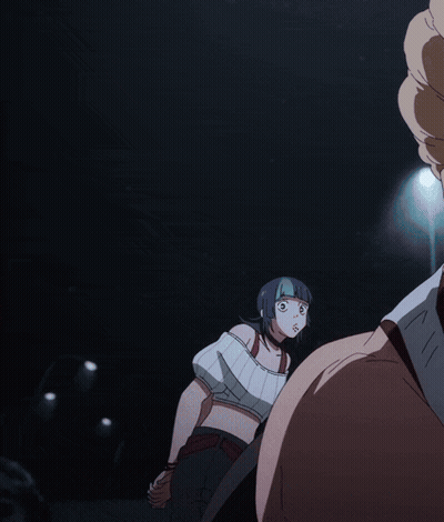 A Woman With A Bandaged Mouth Is Standing Next To Another Woman GIF
