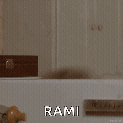 A Woman With A Shaving Cream Mask On Her Face Is Saying Hello Rami GIF