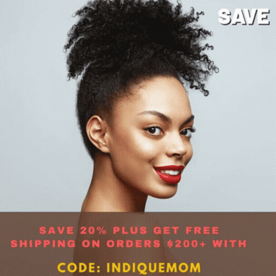 A Woman With Curly Hair And Red Lipstick Is Advertising A Save 20 % Plus Get Free Shipping On Orders Of $ 200 + GIF
