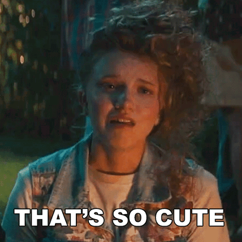 A Woman With Curly Hair Says That 'S So Cute . GIF