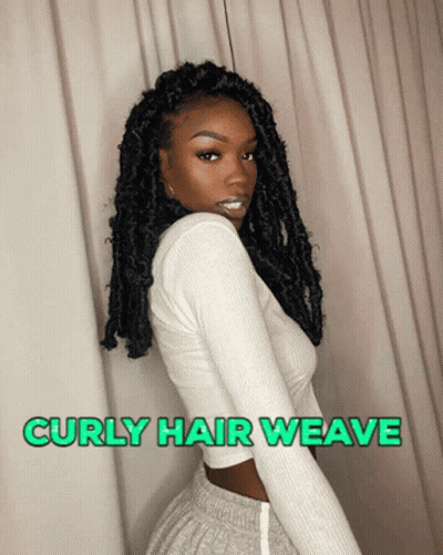 A Woman With Curly Hair Wearing A White Shirt And Grey Shorts GIF