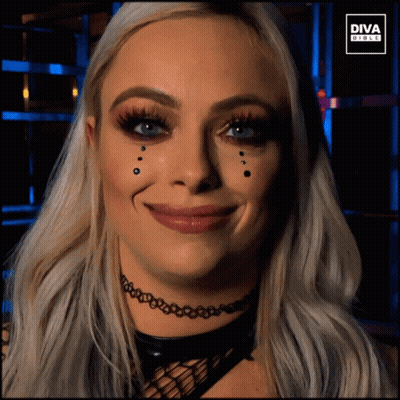 A Woman With Diva Girls Written On The Bottom GIF