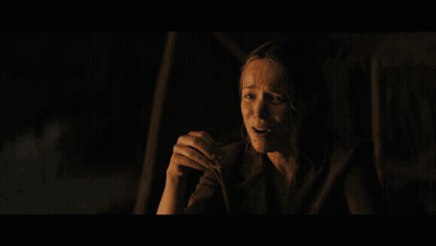 A Woman With Her Eyes Closed Looks At A Man With His Eyes Closed GIF
