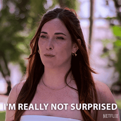 A Woman With Red Hair Says I 'M Really Not Surprised Netflix GIF