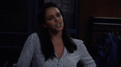A Woman With The Words You 'Re Just Plain Boring On The Bottom GIF