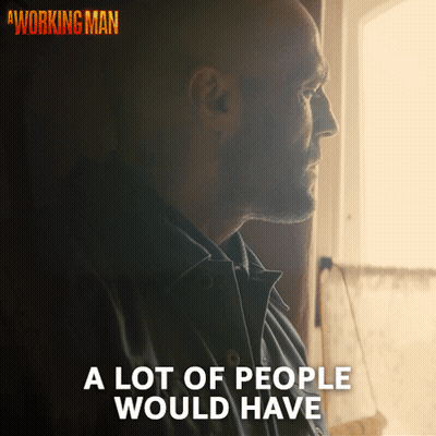 A Working Man Poster Man Looking Out Window GIF