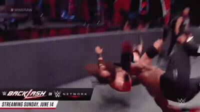 A Wrestling Match Is Being Streamed On The Wwe Network GIF
