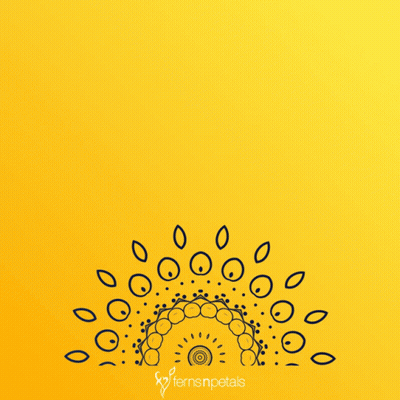 A Yellow Background With The Words Good Morning Written In Green GIF