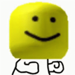A Yellow Block With A Smiley Face On It And A Drawing Of A Person 'S Arm . GIF