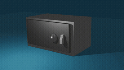 A Yellow Box With A Black And White Label That Says Skins GIF