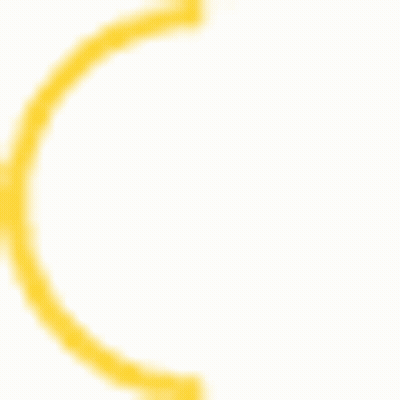 A Yellow Circle On A White Background With A Shadow . GIF