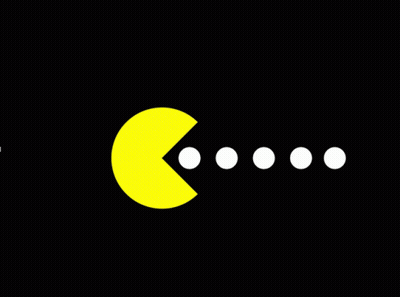 A Yellow Circle With A Needle Sticking Out Of It GIF