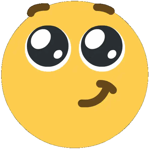 A Yellow Circle With A Smiley Face On It Sticker
