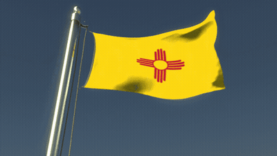 A Yellow Flag With A Red And White Cross On It GIF