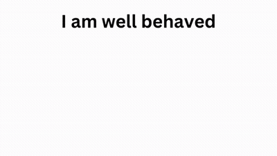 A Yellow Rubber Duck With The Words I Am Well Behaved Duck GIF