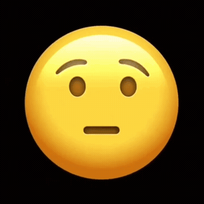 A Yellow Smiley Face With A Nose Sticking Out Of It GIF