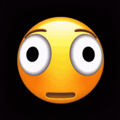 A Yellow Smiley Face With Big White Eyes GIF