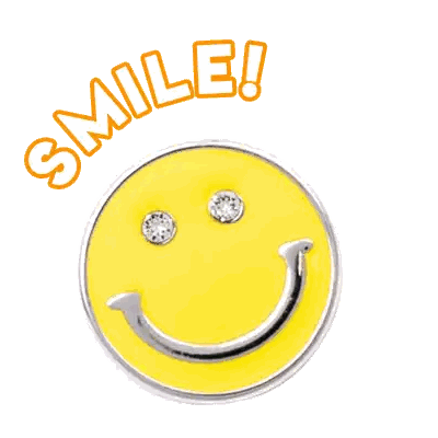 A Yellow Smiley Face With The Words Smile Written Above It Sticker
