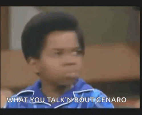 Boy In Blue Shirt Talking To Man In Black Shirt GIF