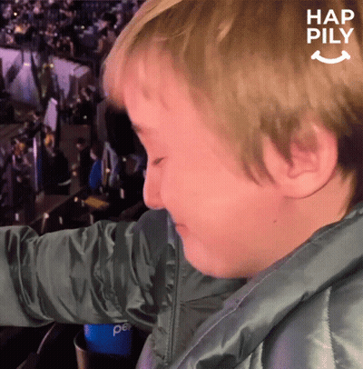 A Young Boy With A Pepsi Can In His Hand GIF