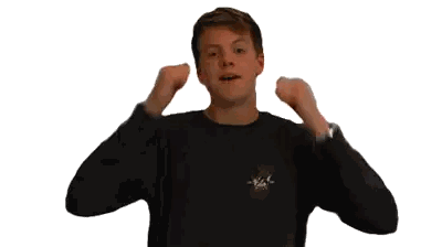 A Young Man In A Black Shirt With A Skull On It Sticker