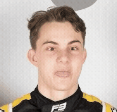 A Young Man Is Making A Funny Face While Wearing A Black And Yellow Shirt With The Letter F On It . GIF