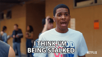 A Young Man Says I Think I 'M Being Stalked In A Netflix Ad GIF
