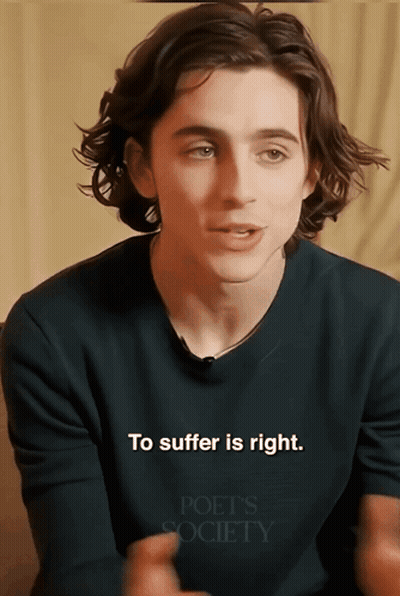 A Young Man Wearing A Shirt That Says Poet 'S Society On It GIF