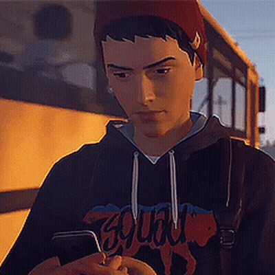 A Young Man Wearing A Sweatshirt That Says Squad On It GIF