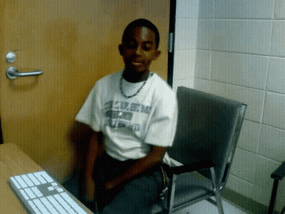A Young Man Wearing A T-Shirt That Says U.s. Army On It GIF