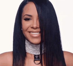 Aaliyah Contagious Smile GIF