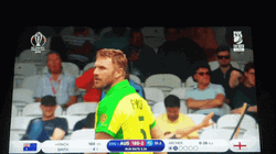 Aaron Finch Cricket Player Celebrate