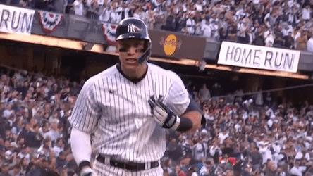 Aaron Judge Ran Yankees Win GIF