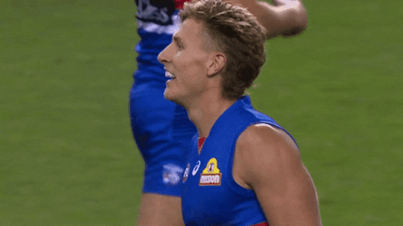 Aaron Naughton Western Carolina Winking During Match GIF