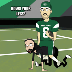 Aaron Rodger Hows Your Leg GIF