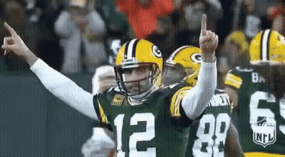 Aaron Rodgers Giving Middle Finger GIF