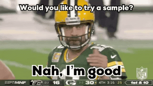 Aaron Rodgers Giving Thumbs Up GIF